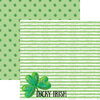 Reminisce - Lucky Irish Collection - 12 x 12 Double Sided Paper - Lucky Day