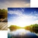 Reminisce - Lake Life Collection - 12 x 12 Double Sided Paper - Lake Life