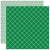 Reminisce - Lucky Me Collection - 12 x 12 Double Sided Paper - Lucky Plaid