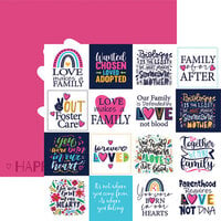 Reminisce - Love Makes A Family Collection - 12 x 12 Double Sided Paper - Love