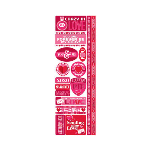 Reminisce - Love Potion Collection - Cardstock Stickers - Combo