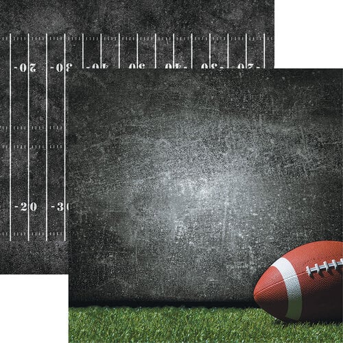 Reminisce - Let's Play Football Collection - 12 x 12 Double Sided Paper - Let's Play