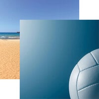 Reminisce - Let's Play Volleyball Collection - 12 x 12 Double Sided Paper - Volleyball 1