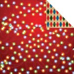 Reminisce - Magical Christmas Collection - 12 x 12 Double Sided Paper - Magical Lights
