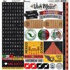 Reminisce - Mexico Collection - 12 x 12 Cardstock Sticker Sheet - Alpha Combo