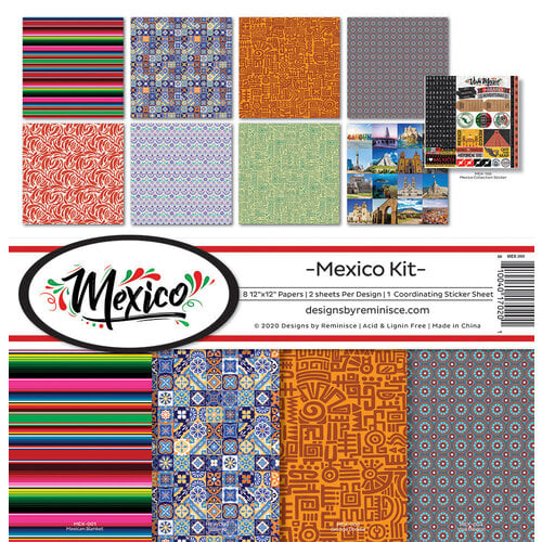 Reminisce - Mexico Collection - 12 x 12 Collection Kit