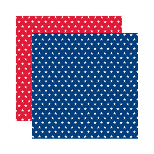 Reminisce - Made in the USA Collection - 12 x 12 Double Sided Paper - Celebration Stars