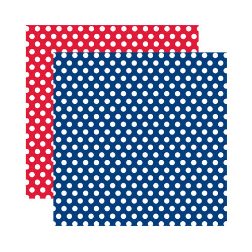 Reminisce - Made in the USA Collection - 12 x 12 Double Sided Paper - Celebration Dots