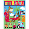 Reminisce - Monkey Adventures Collection - 3 Dimensional Die Cut Stickers - Racing