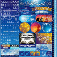 Reminisce - Magical Too Collection - 12 x 12 Cardstock Stickers - Variety
