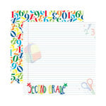 Reminisce - Making the Grade Collection - 12 x 12 Double Sided Paper - Second Grade 2