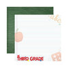 Reminisce - Making the Grade Collection - 12 x 12 Double Sided Paper - Third Grade 2