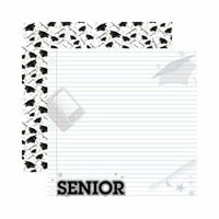 Reminisce - Making the Grade Collection - 12 x 12 Double Sided Paper - Senior 2