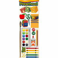 Reminisce - Making the Grade Collection - 3 Dimensional Die Cut Stickers - Preschool