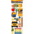 Reminisce - Making the Grade Collection - 3 Dimensional Die Cut Stickers - Kindergarten