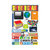 Reminisce - Making the Grade Collection - 3 Dimensional Die Cut Stickers - Seventh Grade 2