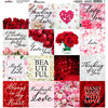 Reminisce - Made with Love Collection - 12 x 12 Cardstock Stickers - Blocks