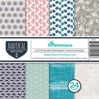 Reminisce - Nautical Mood Collection - 6 x 6 Paper Pad