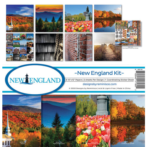 Reminisce - 12 x 12 Collection Kit - New England