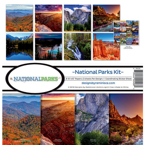 Reminisce - National Parks Collection - 12 x 12 Collection Kit