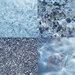 Reminisce - Nature's Textures Collection - 12 x 12 Double Sided Paper - Cool Blues