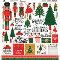 Reminisce - Christmas - The Nutcracker Collection - 12 x 12 Elements Sticker