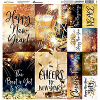 Reminisce - New Year's 2019 Collection - 12 x 12 Cardstock Stickers - Poster