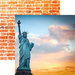Reminisce - New York Collection - 12 x 12 Double Sided Paper - Lady Liberty