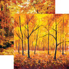 Reminisce - October Roads Collection - 12 x 12 Double Sided Paper - Fall Foliage