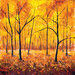 Reminisce - October Roads Collection - 12 x 12 Double Sided Paper - Fall Foliage