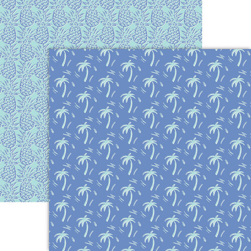 Reminisce - Officially Summer Collection - 12 x 12 Double Sided Paper - Summer Breeze
