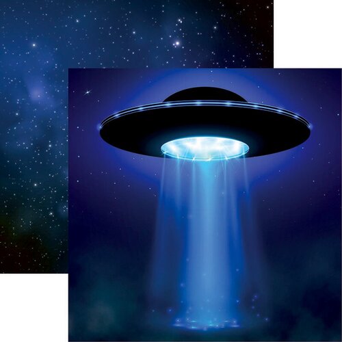 Reminisce - Out of this World Collection - 12 x 12 Double Sided Paper - UFO