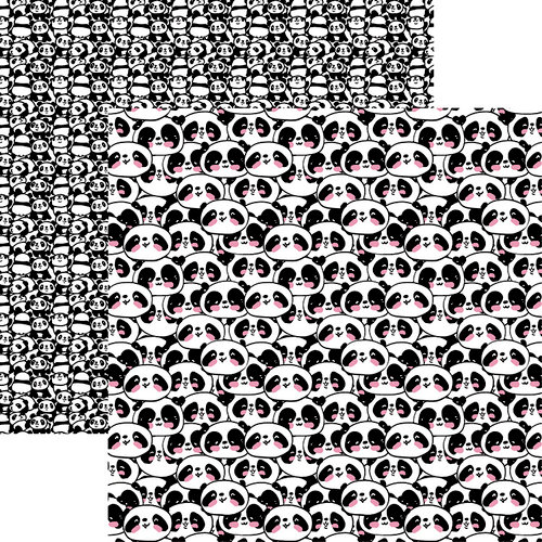Reminisce - Panda-monium Collection - 12 x 12 Double Sided Paper - Panda-monium