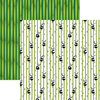Reminisce - Panda-monium Collection - 12 x 12 Double Sided Paper - Bamboo Panda Bears