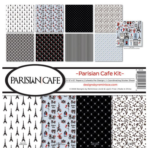Reminisce - Parisian Cafe Collection - 12 x 12 Collection Kit
