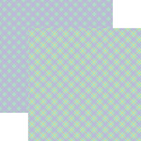 Reminisce - Plaid Pastels Collection - 12 x 12 Double Sided Paper - Plaid Four
