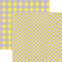 Reminisce - Plaid Pastels Collection - 12 x 12 Double Sided Paper - Plaid Six