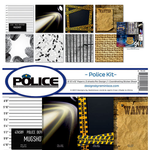 Reminisce - Police Collection - 12 x 12 Collection Kit