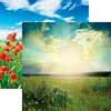 Reminisce - Photo Shoot Collection - 12 x 12 Double Sided Paper - Meadow Landscape