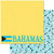 Reminisce - Passports Collection - 12 x 12 Double Sided Paper - Bahamas