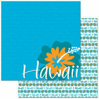 Reminisce - Passports Collection - 12 x 12 Double Sided Paper - Hawaii