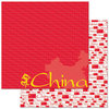 Reminisce - Passports Collection - 12 x 12 Double Sided Paper - China