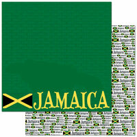 Reminisce - Passports Collection - 12 x 12 Double Sided Paper - Jamaica