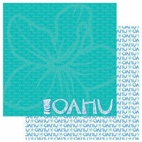 Reminisce - Passports Collection - 12 x 12 Double Sided Paper - Oahu