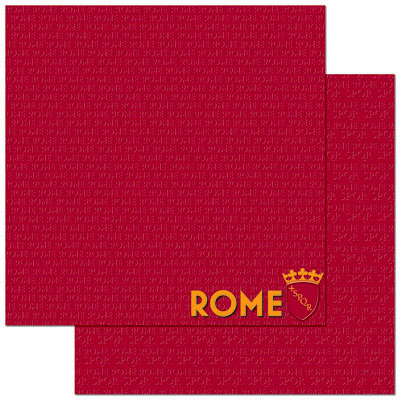 Reminisce - Passports Collection - 12 x 12 Double Sided Paper - Rome