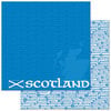 Reminisce - Passports Collection - 12 x 12 Double Sided Paper - Scotland