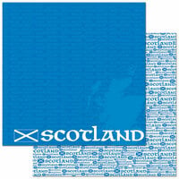Reminisce - Passports Collection - 12 x 12 Double Sided Paper - Scotland