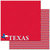 Reminisce - Passports Collection - 12 x 12 Double Sided Paper - Texas
