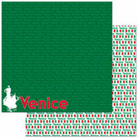 Reminisce - Passports Collection - 12 x 12 Double Sided Paper - Venice