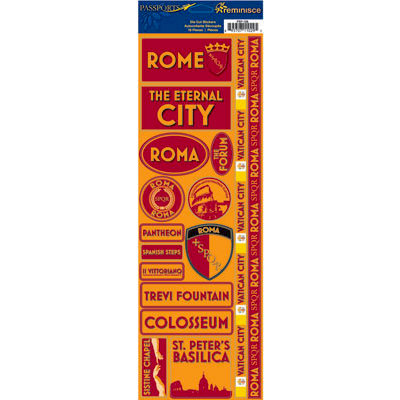 Reminisce - Passports Collection - Cardstock Stickers - Rome